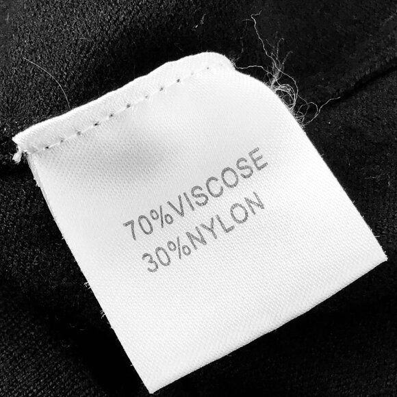 Patti Boutik Black Bodycon Dress Long Sleeve V-Neck Cross-Over Womens Large - Picture 8 of 14